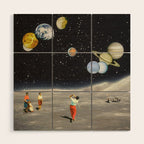 Cosmic Golf Wood Wall Art Gallery Image 1
