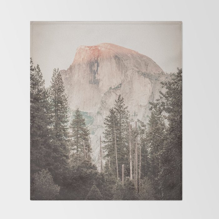 Yosemite Valley Throw Blanket Gallery Image 2