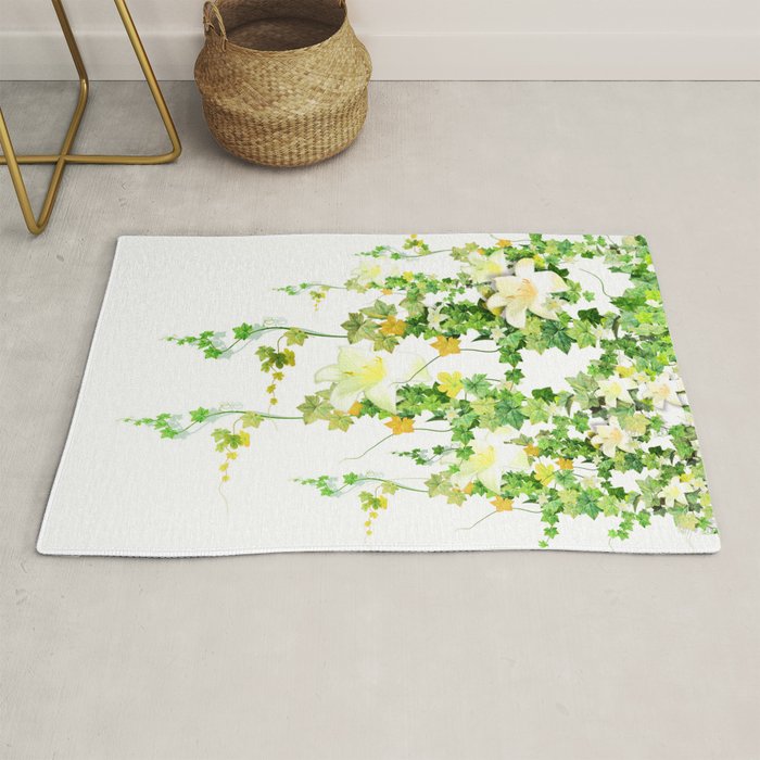 Watercolor Ivy Rug Gallery Image 1