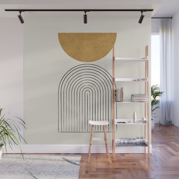 Arch Balance Gold Wall Mural Gallery Image 1