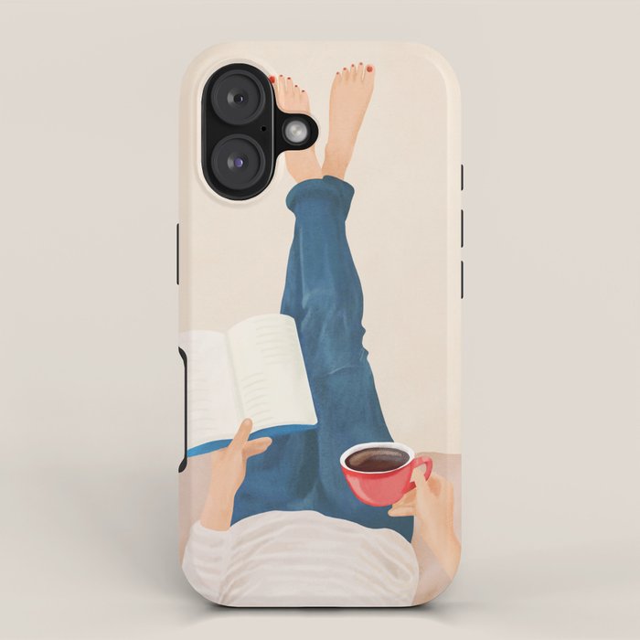 Morning Read iPhone Case Gallery Image 1