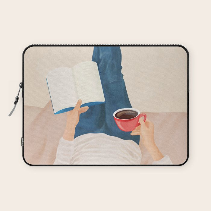 Morning Read Laptop Sleeve Gallery Image 1