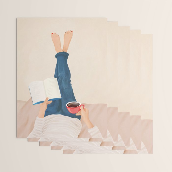 Morning Read Wrapping Paper Gallery Image 3