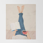 Morning Read Throw Blanket Gallery Image 2