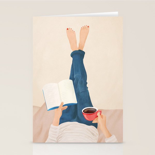 Morning Read Stationery Card Gallery Image 2