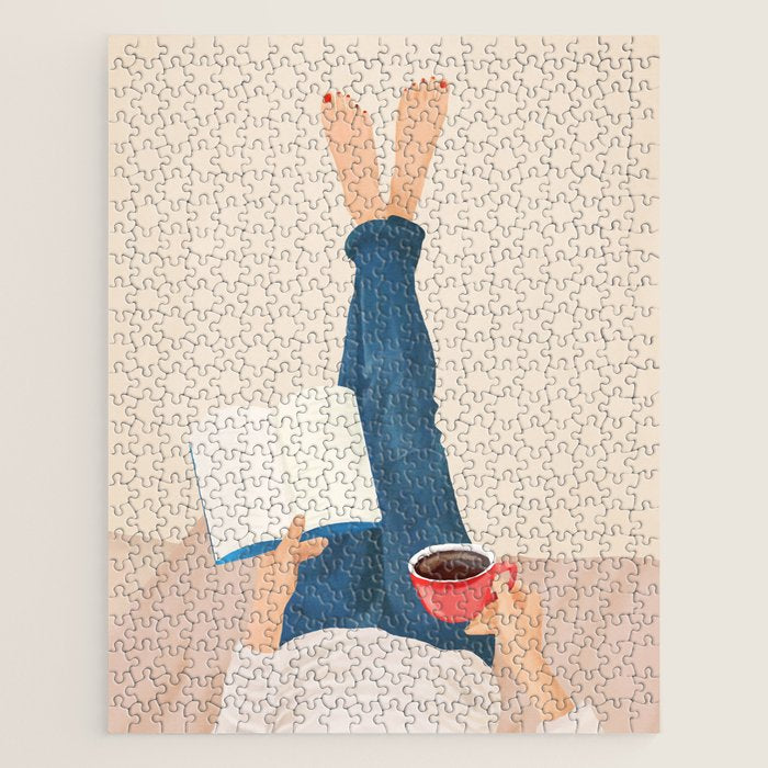 Morning Read Jigsaw Puzzle Gallery Image 1