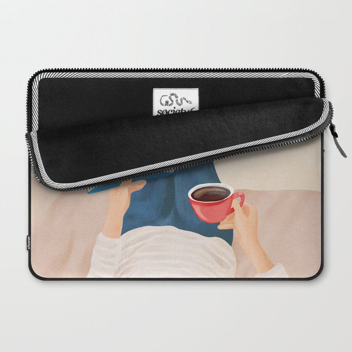 Morning Read Laptop Sleeve Gallery Image 2