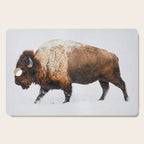 Buffalo In The Snow Cutting Board Gallery Image 1