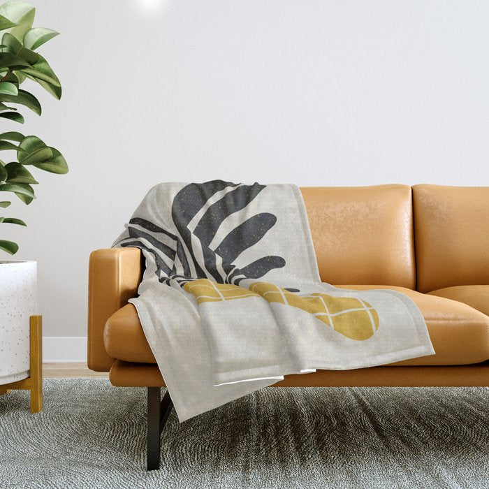 Modern Vase #4 Throw Blanket Gallery Image 1