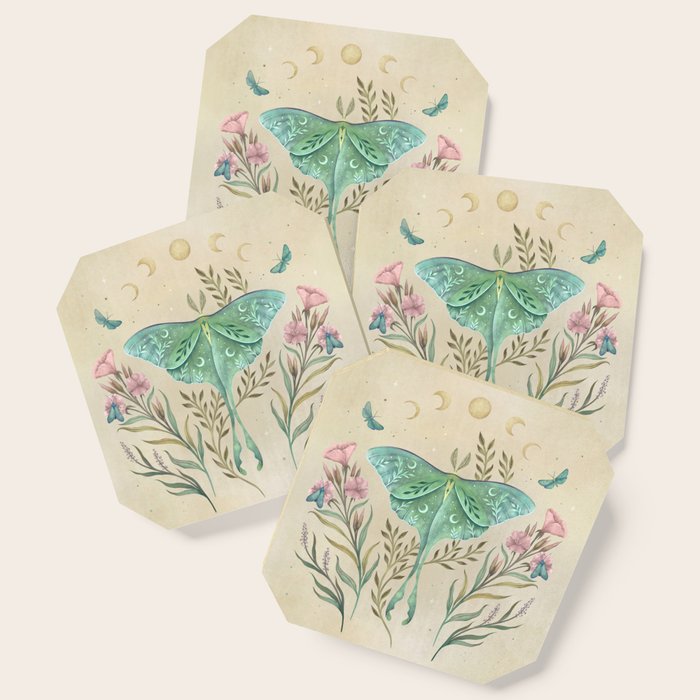 Luna and Forester - Oriental Vintage Coaster Gallery Image 1