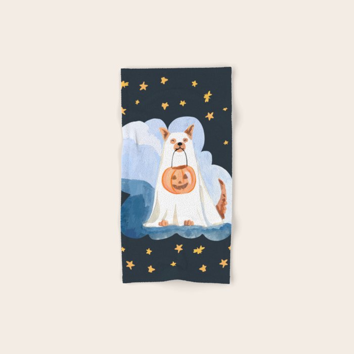 Ghost Dog Bath Towel Gallery Image 1