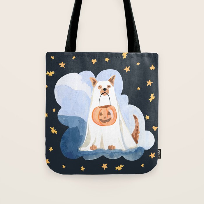 Ghost Dog Tote Bag Gallery Image 1