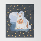 Ghost Dog Throw Blanket Gallery Image 2