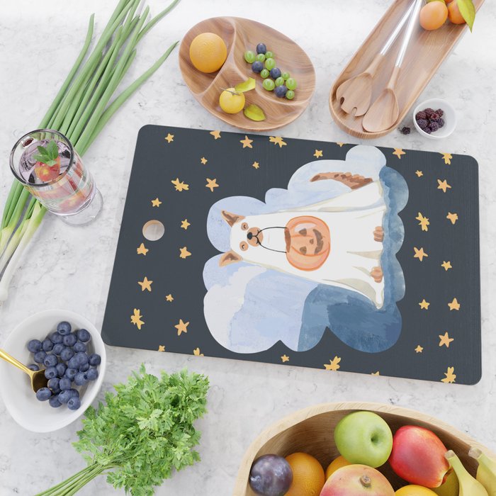 Ghost Dog Cutting Board Gallery Image 2