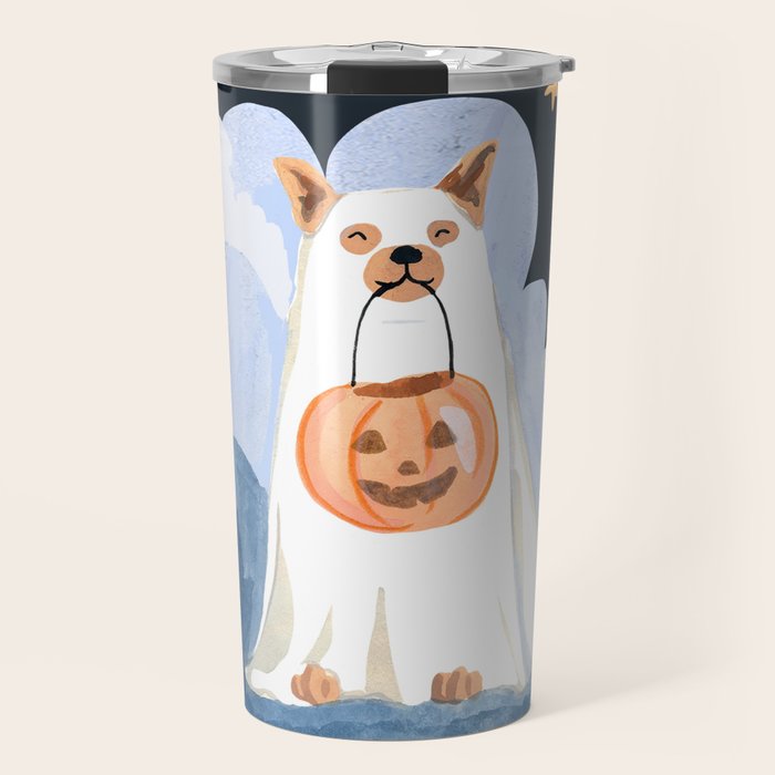 Ghost Dog Travel Mug Gallery Image 1