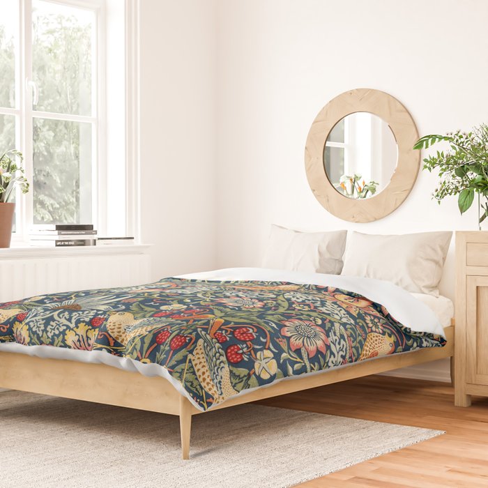 Vintage William Morris Strawberry Thief  Duvet Cover Gallery Image 2