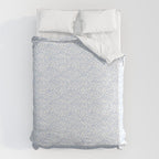 Ditsy Toile Floral Blue and White Duvet Cover Gallery Image 6