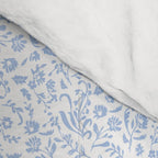 Ditsy Toile Floral Blue and White Comforter Gallery Image 4