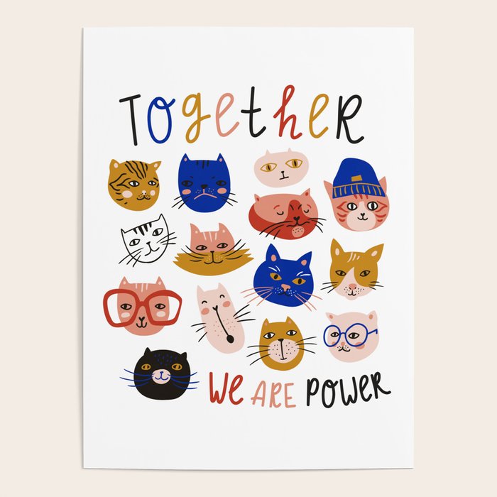 Fashionable cats Poster Gallery Image 1