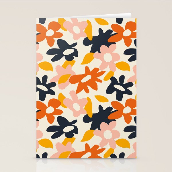 Abstract flower art pattern Stationery Card Gallery Image 2