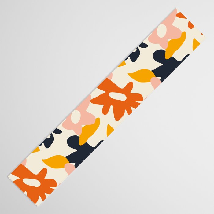 Abstract flower art pattern Table Runner Gallery Image 3