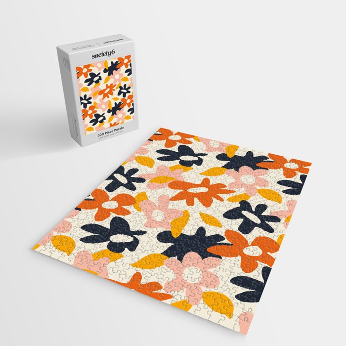 Abstract flower art pattern Jigsaw Puzzle Gallery Image 2