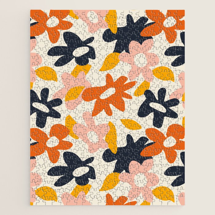 Abstract flower art pattern Jigsaw Puzzle Gallery Image 1