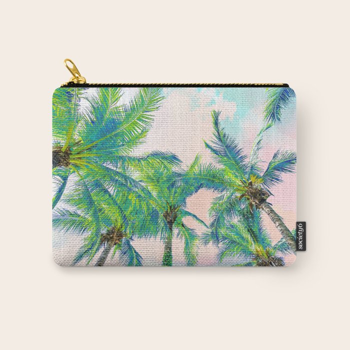 Dreamy Palms Carry All Pouch Gallery Image 1