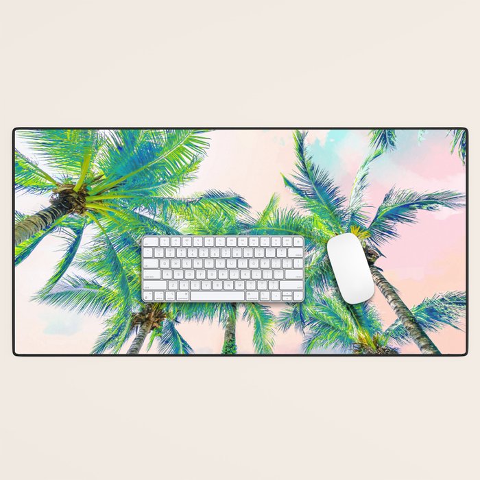 Dreamy Palms Desk Mat Gallery Image 1