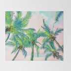 Dreamy Palms Throw Blanket Gallery Image 2