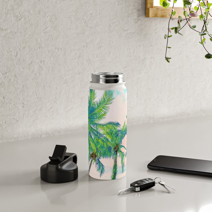 Dreamy Palms Water Bottle Gallery Image 4
