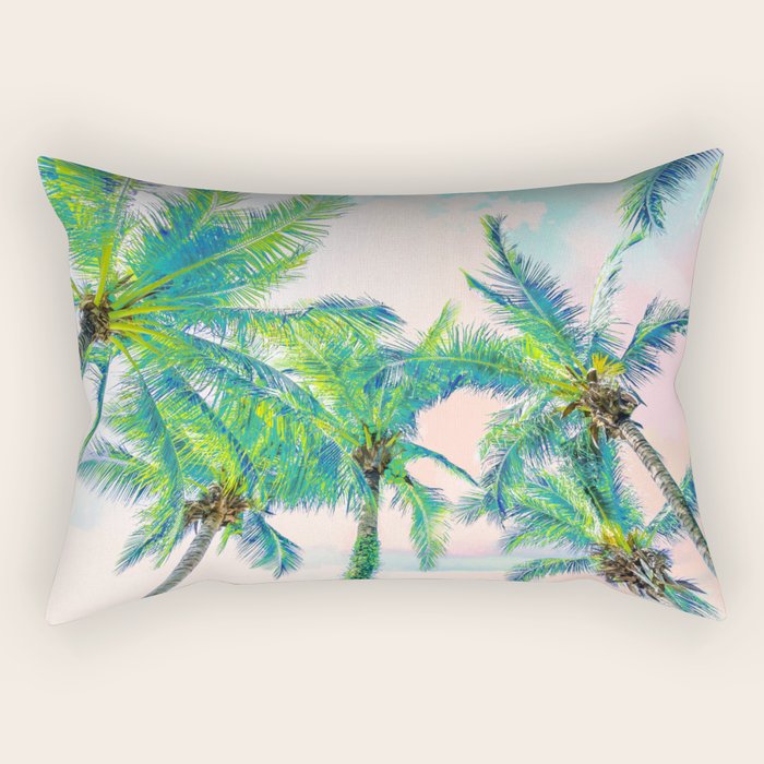 Dreamy Palms Rectangular Pillow Gallery Image 1