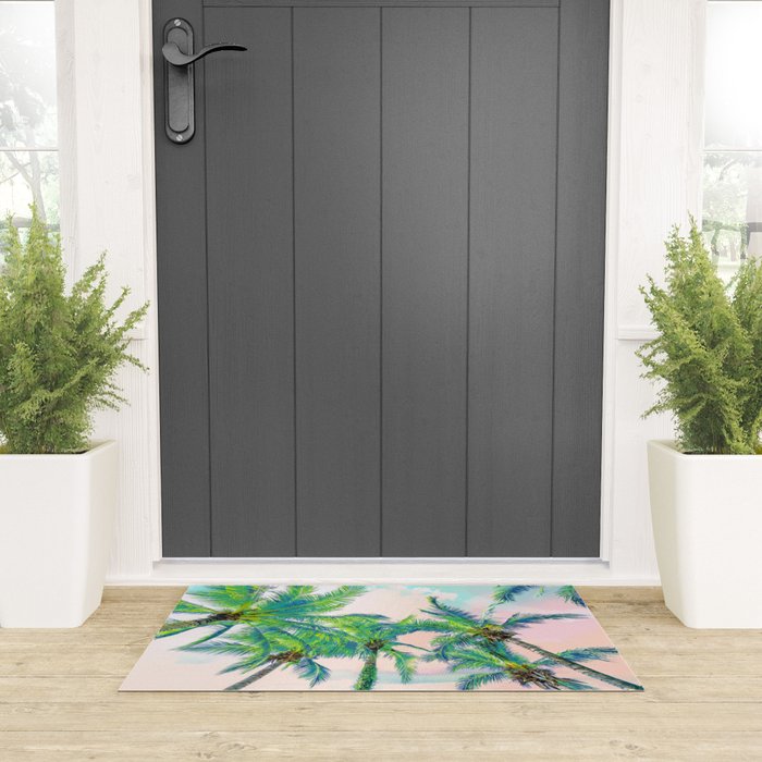 Dreamy Palms Welcome Mat Gallery Image 3