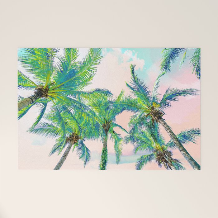 Dreamy Palms Welcome Mat Gallery Image 1