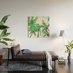 Dreamy Palms Wood Wall Art Gallery Image 2