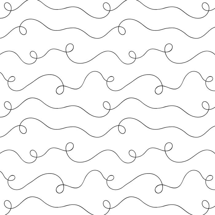 Fun black and white line doodle art pattern Coffee Mug Gallery Image 2