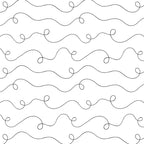 Fun black and white line doodle art pattern Coffee Mug Gallery Image 2