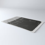 Minimalist Black and White Wine Glasses Rug Gallery Image 3