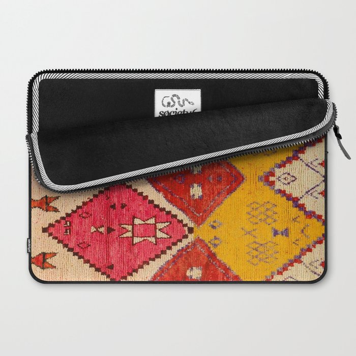 Heritage Moroccan Berber Carpet Design Laptop Sleeve Gallery Image 2