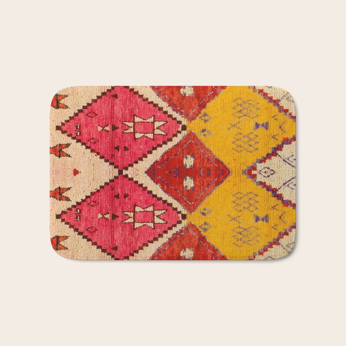 Heritage Moroccan Berber Carpet Design Bath Mat Gallery Image 1
