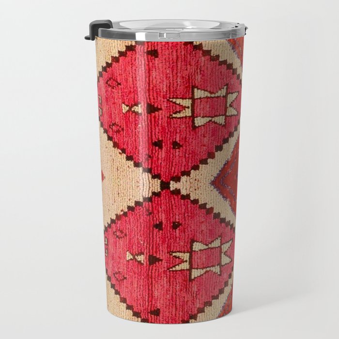 Heritage Moroccan Berber Carpet Design Travel Mug Gallery Image 3
