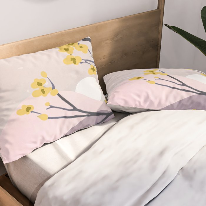 Midnight Bloom 01 Pillow Sham Gallery Image 2