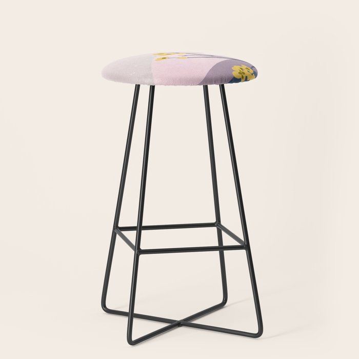 Midnight Bloom 01 Stool Gallery Image 1