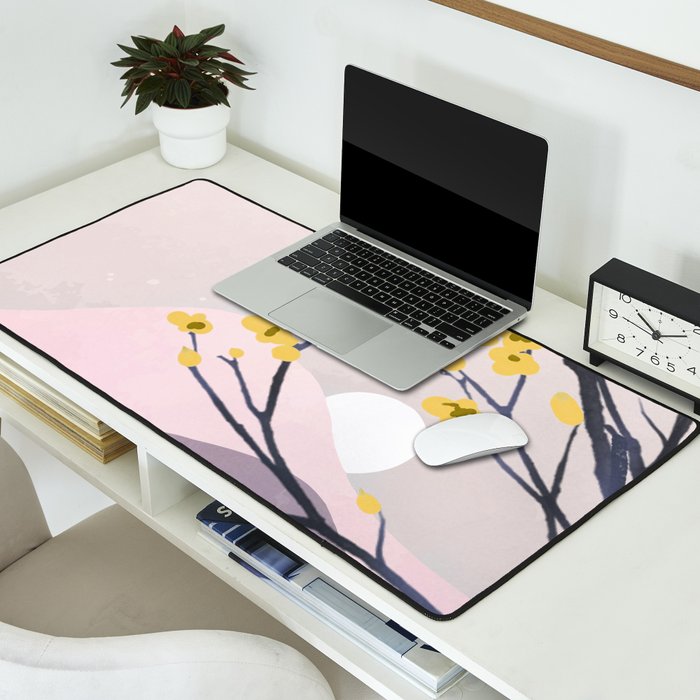 Midnight Bloom 01 Desk Mat Gallery Image 2