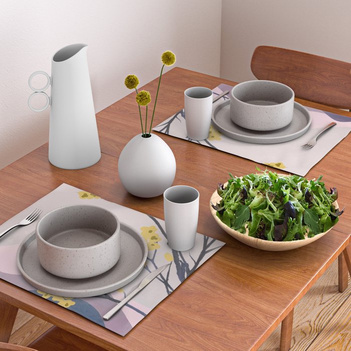 Midnight Bloom 01 Placemat Gallery Image 2