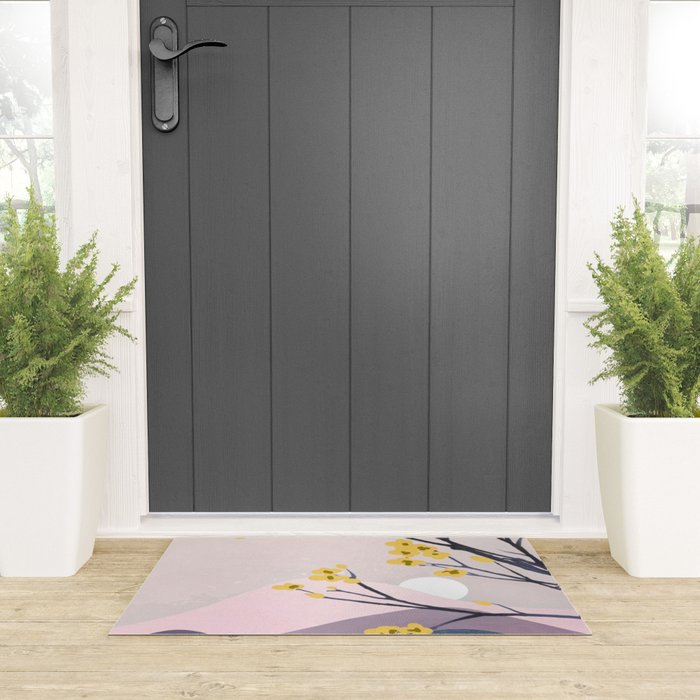 Midnight Bloom 01 Welcome Mat Gallery Image 3