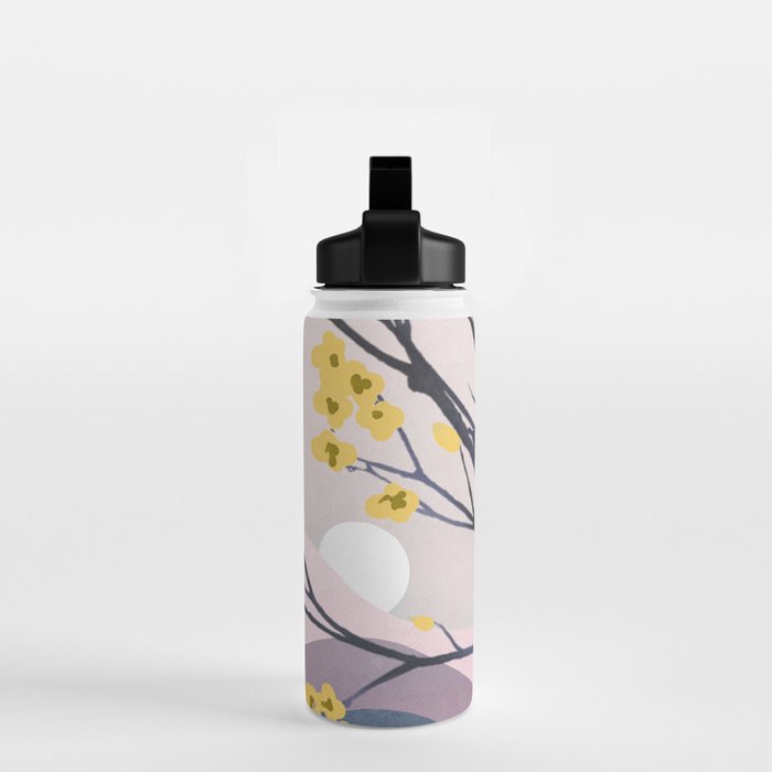 Midnight Bloom 01 Water Bottle Gallery Image 2