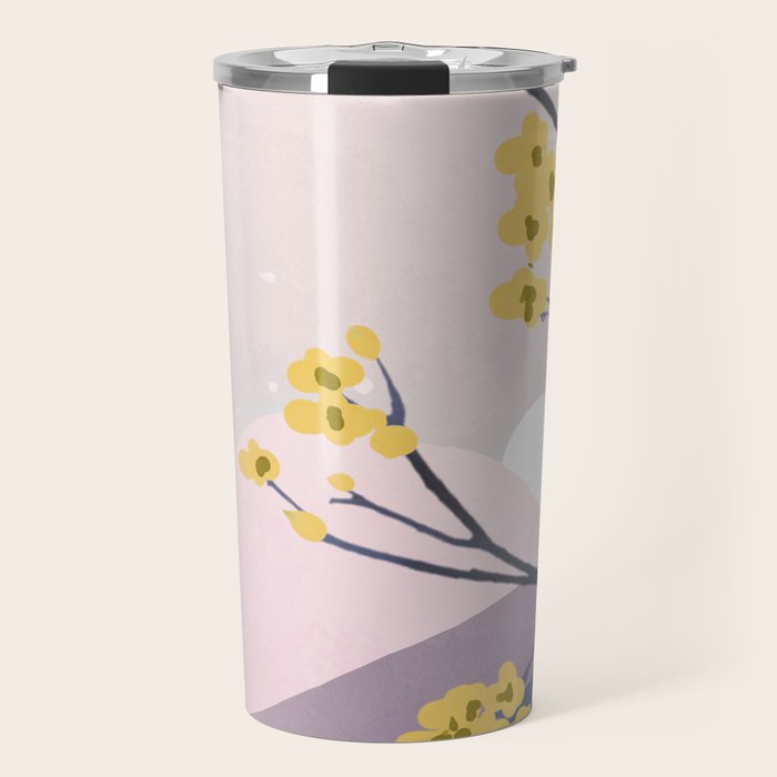Midnight Bloom 01 Travel Mug Gallery Image 1