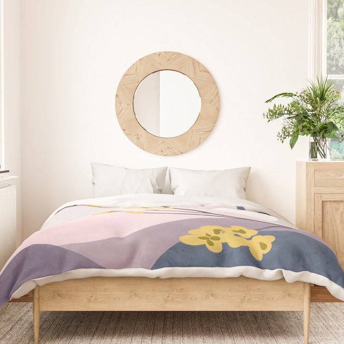 Midnight Bloom 01 Duvet Cover Gallery Image 3