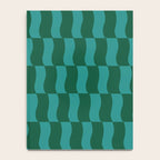 Money Green Wavy Blocks Notebook Gallery Image 4